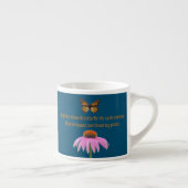 Tasse Expresso Cycle de vie des papillons monarques (Droite)