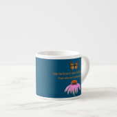 Tasse Expresso Cycle de vie du papillon monarque (Devant droit)