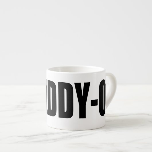 Tasse Expresso Daddy-O Hipster Man (Devant droit)