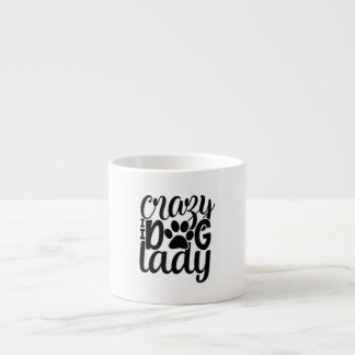 Tasse Expresso Dame du Chien Fou