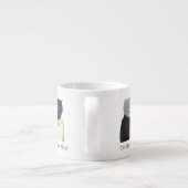 Tasse Expresso DAMES CATS Espresso Cup + Texte (Dos)
