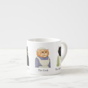 Tasse Expresso DAMES CATS Espresso Cup + Texte