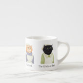 Tasse Expresso DAMES CATS Espresso Cup + Texte (Droite)