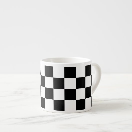 Tasse Expresso Damier (Devant droit)