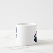 Tasse Expresso Dandelion de chat cosmique (Devant)