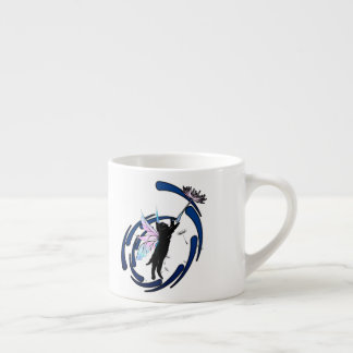 Tasse Expresso Dandelion de chat cosmique