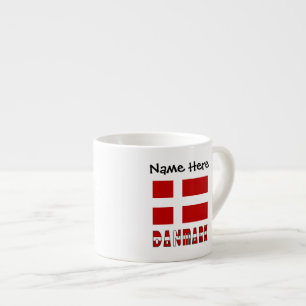Tasse Expresso Danmark et Dannebrog Personnalisés