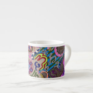Tasse Expresso "Danse" Abstraite