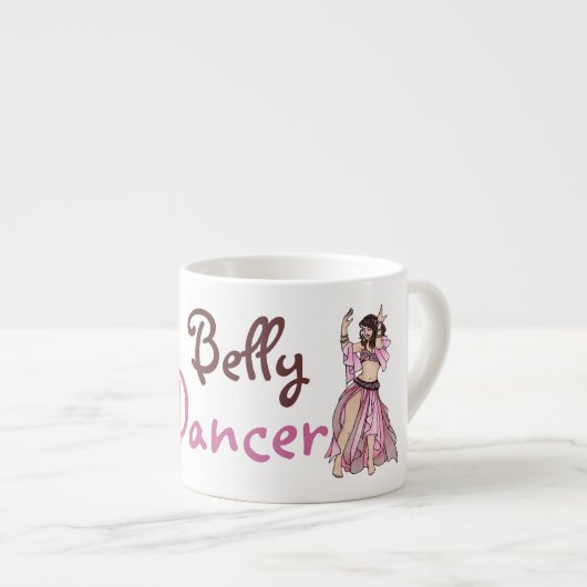Tasse Expresso Danseur du ventre Habibi (Devant droit)