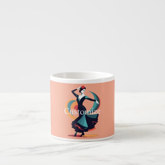 Tasse Expresso Danseuse de flamenco Thunder_Cove (Devant)