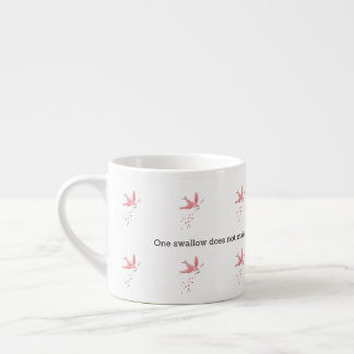 Tasse Expresso Décor de maison avec citation d'Aristote pour le p