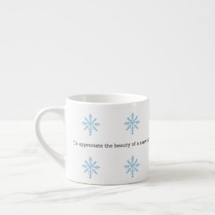 Tasse Expresso Décor de maison de citation d'Aristote pour l'hive