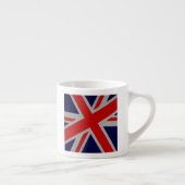 Tasse Expresso Décor Union Jack en fibre de carbone (Droite)