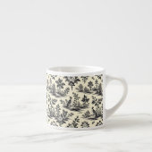 Tasse Expresso Decorative French toile pattern (Droite)