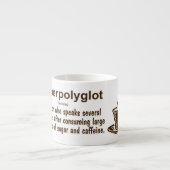Tasse Expresso Définition de Hyperpolyglot (Devant)