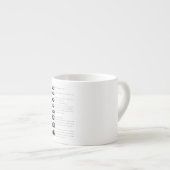 Tasse Expresso Dents (Devant droit)