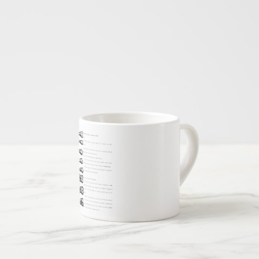Tasse Expresso Dents (Devant droit)