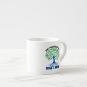 Tasse Expresso Des experts en accrochage d'arbres, ici.w (Devant droit)