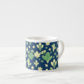 Tasse Expresso Desert Cactus & Succulent Pattern (Devant droit)