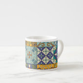 Tasse Expresso Design de carreaux Talavera portugais (Devant droit)