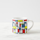 Tasse Expresso Design de style mondrien (Droite)