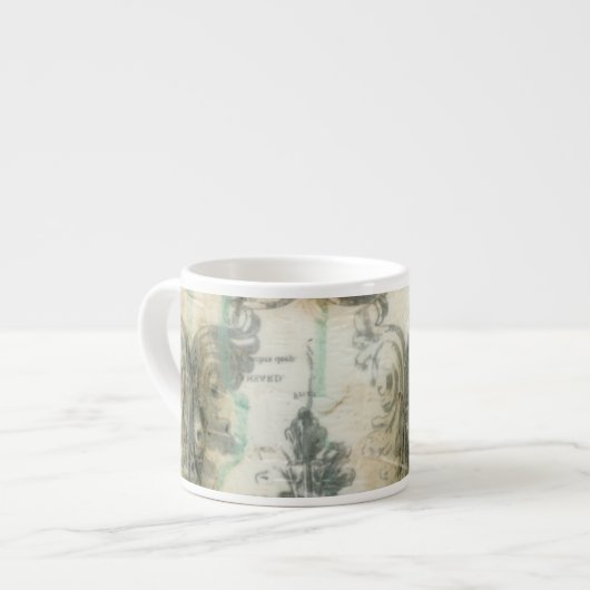 Tasse Expresso Design moderne Fleur De Lis (Devant gauche)