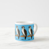 Tasse Expresso dessin animé d'aigle des Philippines (Devant droit)