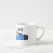 Tasse Expresso dessin animé de Kart racing (Droite)