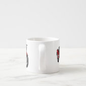 Tasse Expresso dessin animé de la moto Sidecar (Dos)