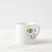 Tasse Expresso Dessin animé visage drôle de chat-29034 (Devant droit)