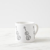 Tasse Expresso Dessin au trait violon de café express (Devant droit)