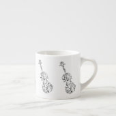 Tasse Expresso Dessin au trait violon de café express (Droite)