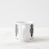 Tasse Expresso Dessin classique de l'illustration de Queen Bee (Dos)