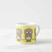 Tasse Expresso Dessin d'adorable hamster (Devant droit)