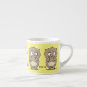 Tasse Expresso Dessin d'adorable hamster (Droite)