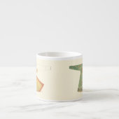 Tasse Expresso Dessin de Kimono semi-fini (Devant)