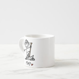 Tasse Expresso Dessin de mineur bâtonnet
