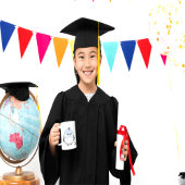 Tasse Expresso Dessin d'oiseau Cute Kawaii Chubby - adorable Past