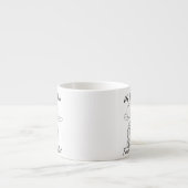 Tasse Expresso Deux Trois Cat Funny French (Devant)