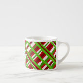 Tasse Expresso Diagonale de Noël (Droite)