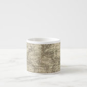 Tasse Expresso Diagramme du monde (Devant)