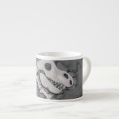 Tasse Expresso Dinosaure Fossil Dessin (Devant droit)