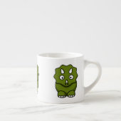 Tasse Expresso Dinosaure mignon de bande dessinée (Droite)