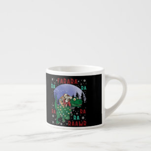 Tasse Expresso Dinosaure Santa Claus