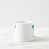 Tasse Expresso Disc Golf Chick #3 (Devant)