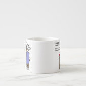 Tasse Expresso Disque Dur Sauvegarde Humoristique (Devant)