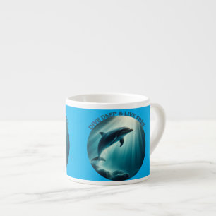 Tasse Expresso Dive Deep Live Dolphin gratuit