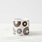 Tasse Expresso Donuts Au Chocolat, Donuts Au Caramel, Glace, Votr (Devant)