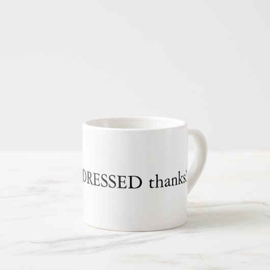 Tasse Expresso Double café express de tir avec tous nos (Devant droit)