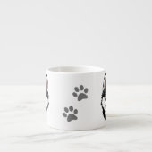 Tasse Expresso Douce chiot Husky sibérien (Devant)